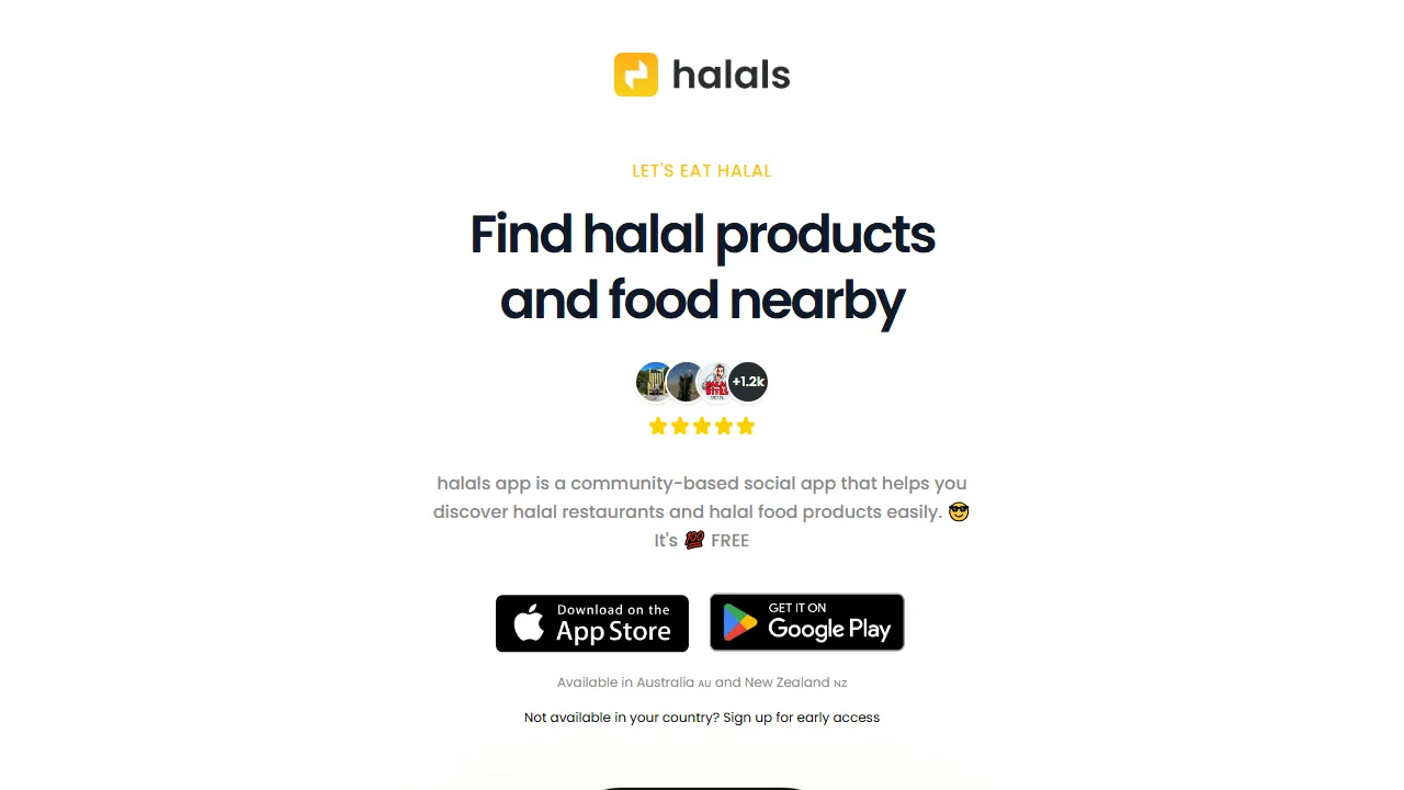 halals.app - Halal Food Finder App. Find Halal Restaurants screenshot
