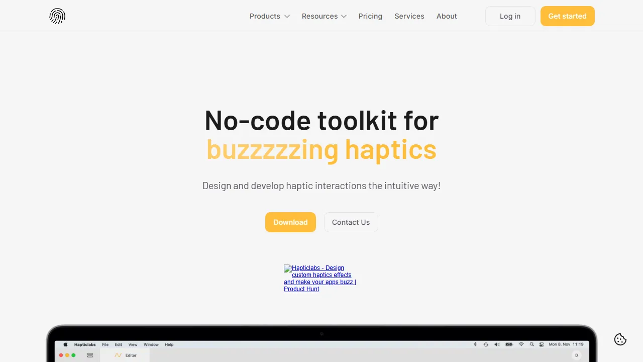 hapticlabs.io - Platform for Haptic Feedback Design screenshot