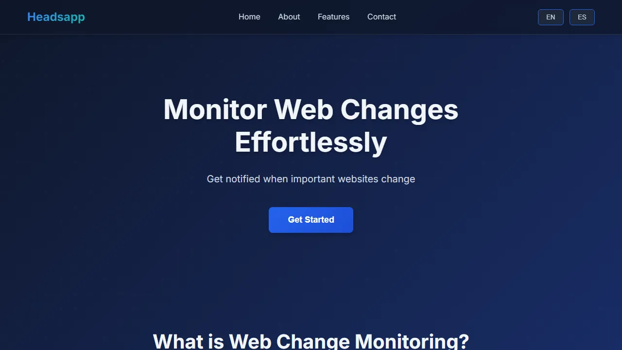 headsapp.es - Simple Notification Service for Cloud Messaging screenshot