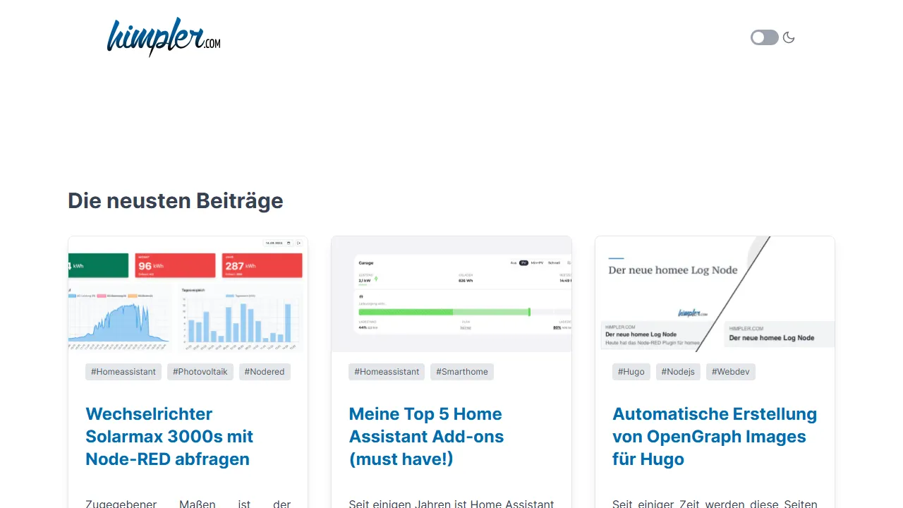 himpler.com - Support Open Source Software Development screenshot