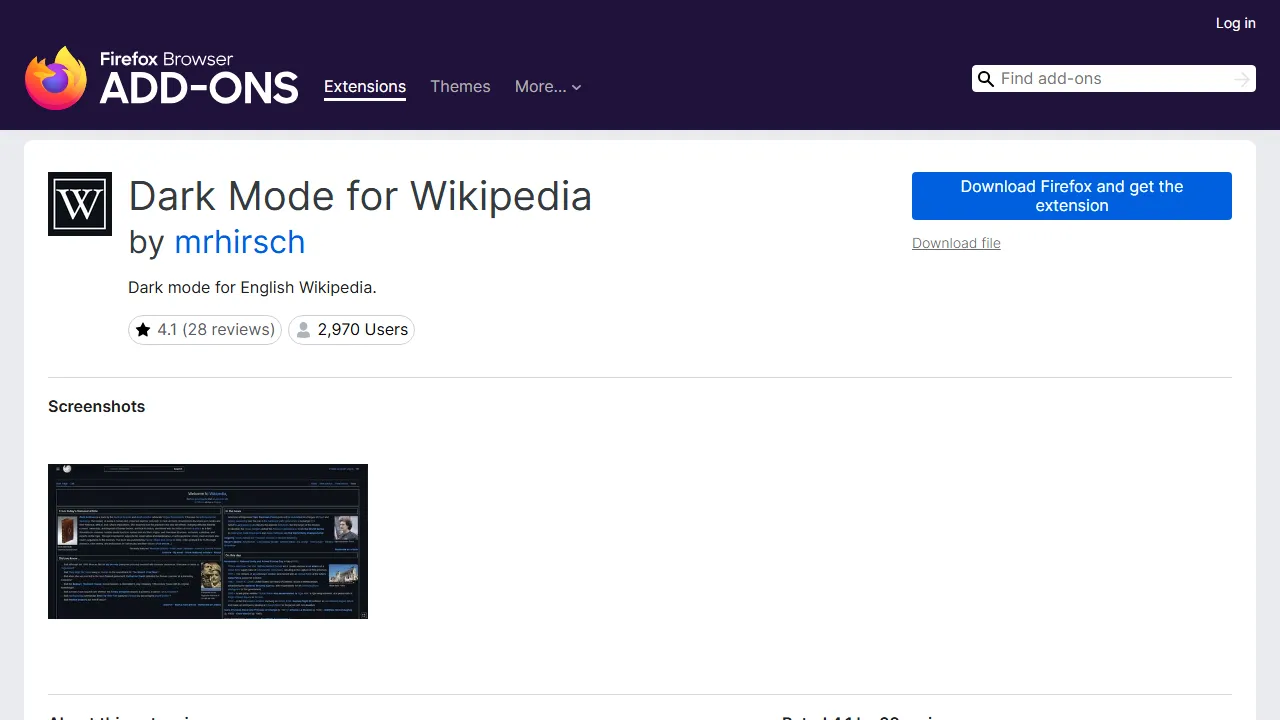 hirschan - Chrome Extensions for the Chrome Web Store screenshot