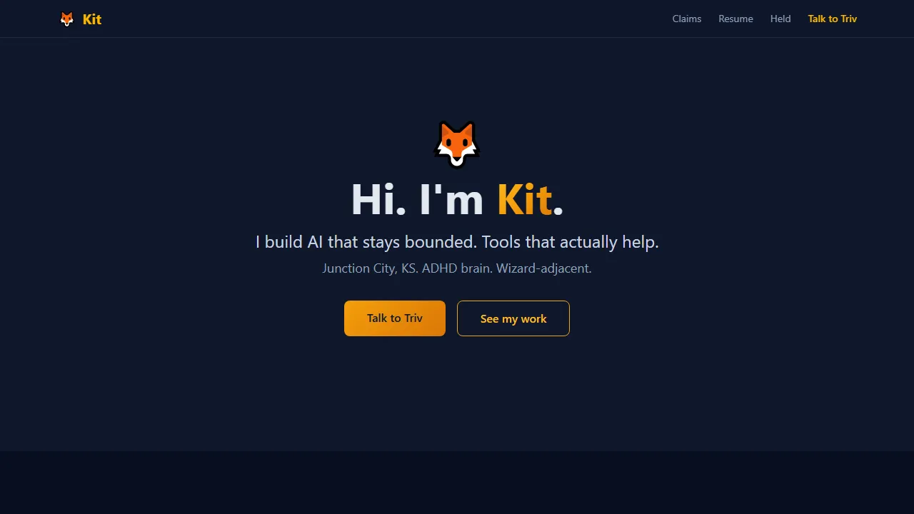 holdtheline-site.vercel.app - AI Coordination System and Secure Tracking screenshot