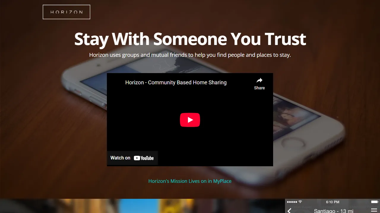 horizonapp.co - Travel Community Platform Connecting Travelers screenshot