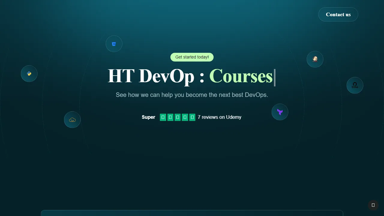 htdevops.top - Shell Scripting Tutorials and Automation Tools screenshot