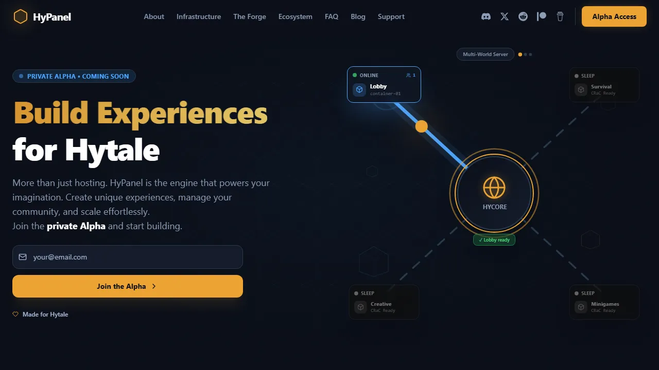 hypanel.net - Online Game Creator Studio Tool screenshot