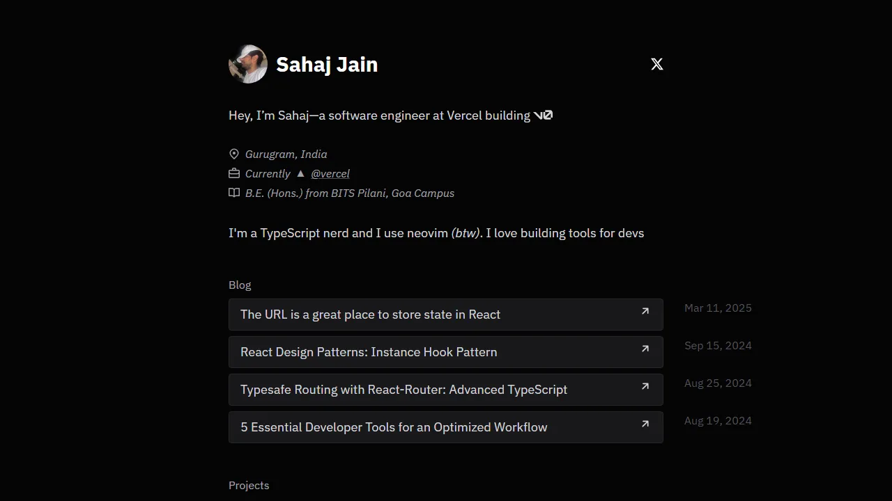 iamsahaj.xyz - Web Analytics SEO Analysis Tool Online screenshot