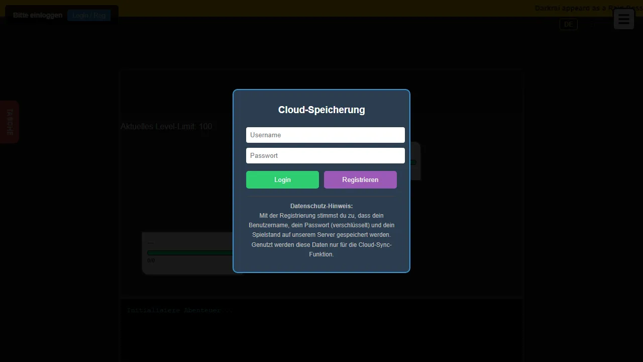 idle-pokerpg.de - Free to Play Browser Game Online screenshot