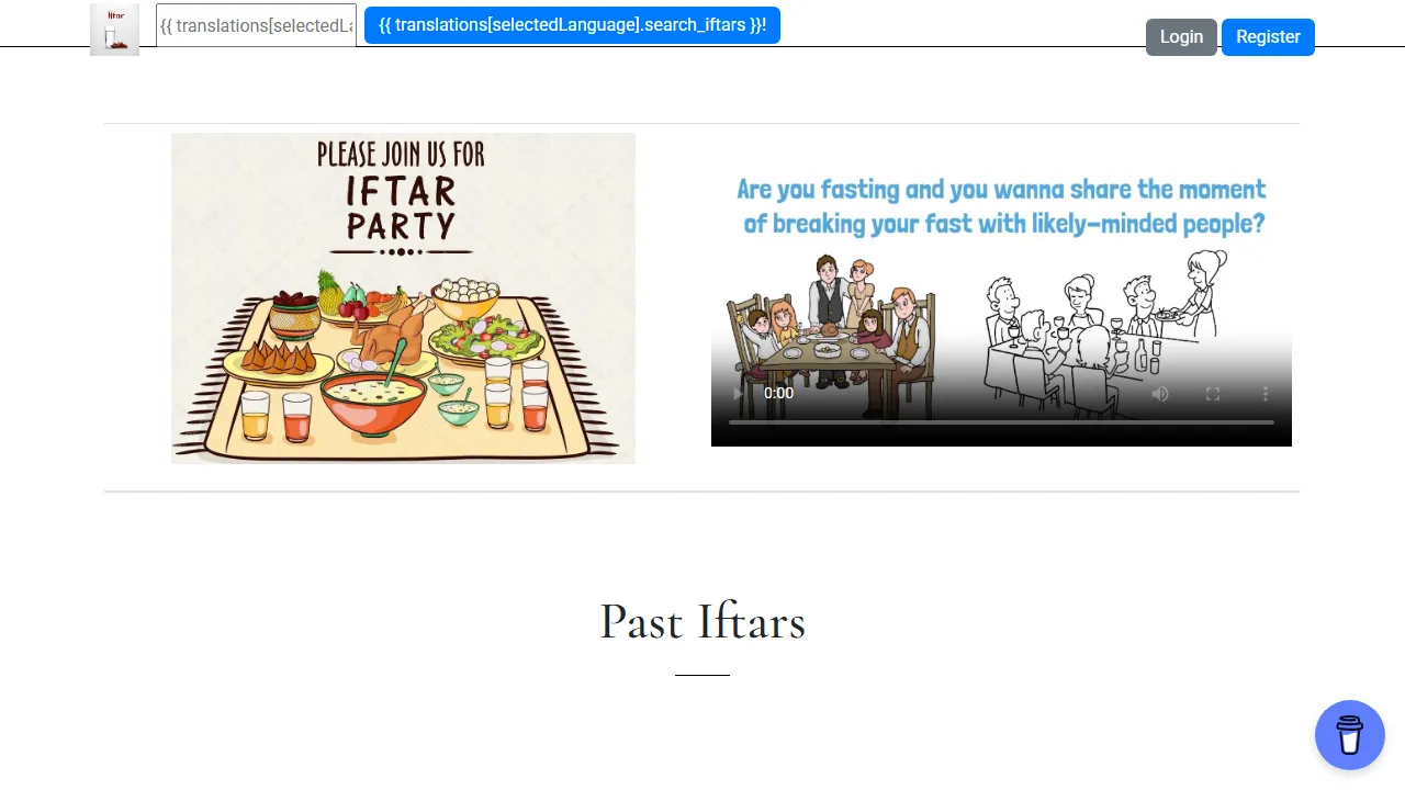 iftaring.com - Wedding Planner Organizer Management List Online screenshot
