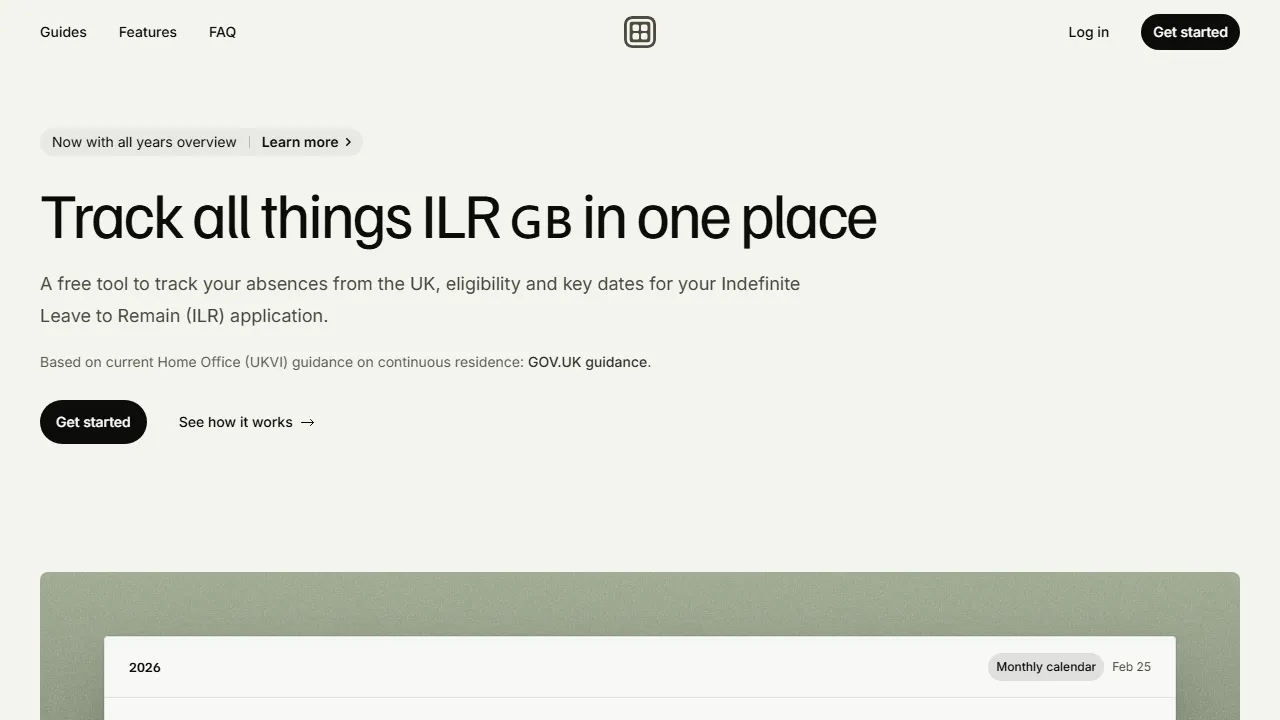ilr-calculator.uk - Simple Immigration Law Calculator screenshot