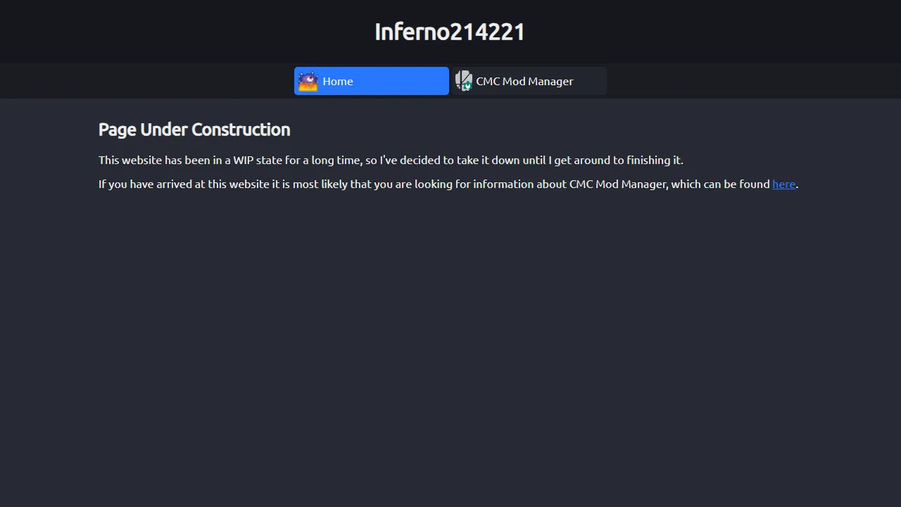 inferno214221.com - Free Game Mod Manager Download screenshot