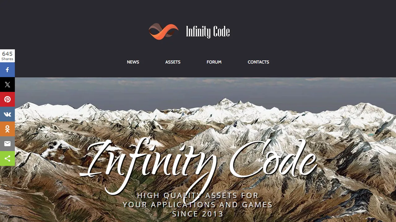 infinity-code.com - Unity Asset Store Developer screenshot