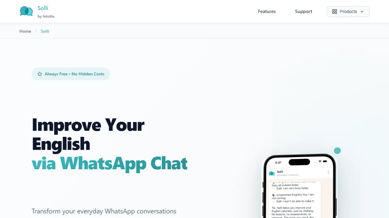 intuitix.ai - Free App to Translate English to Hindi screenshot