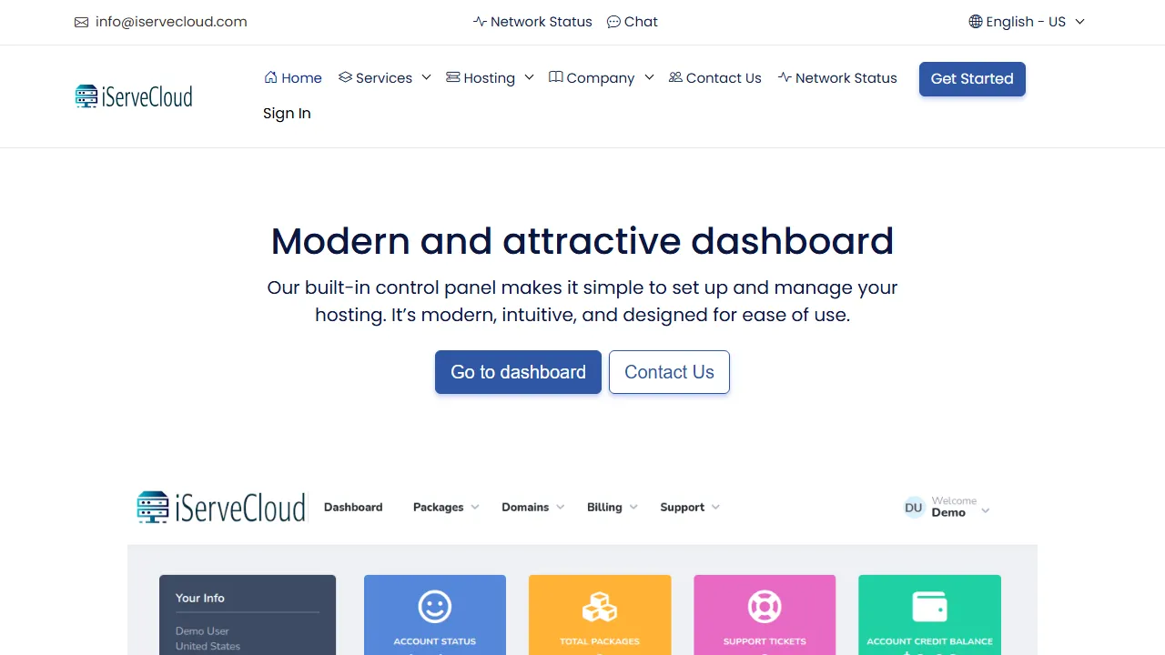 iservecloud.com - Virtual Private Server Hosting for Game Servers screenshot