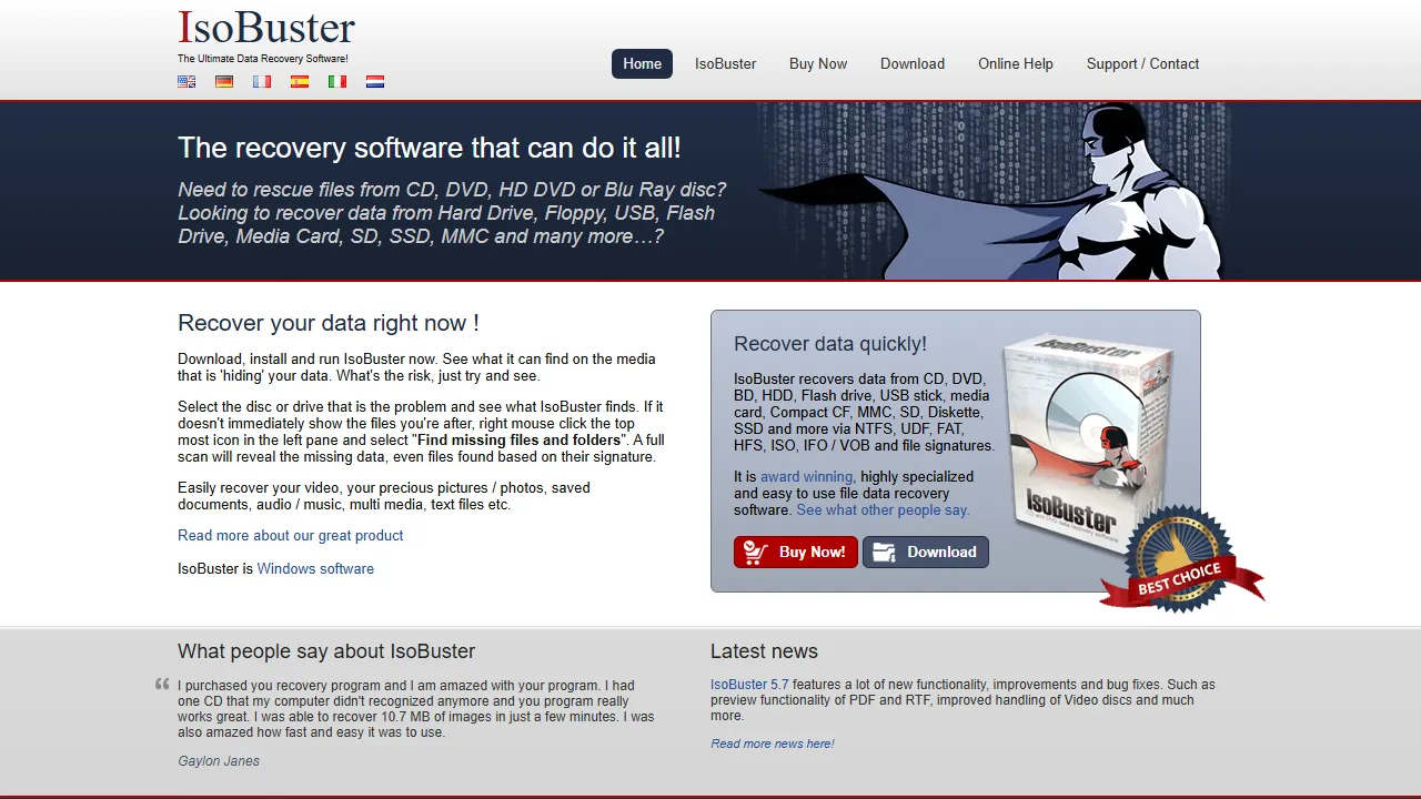 isobuster.com - Data Recovery and Conversion Software screenshot