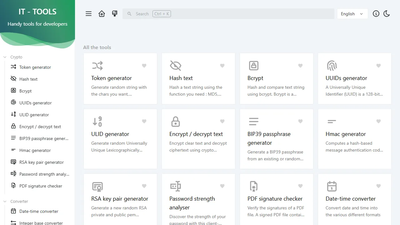 itoolkit.app - Free Online Toolbox with Various Tools screenshot