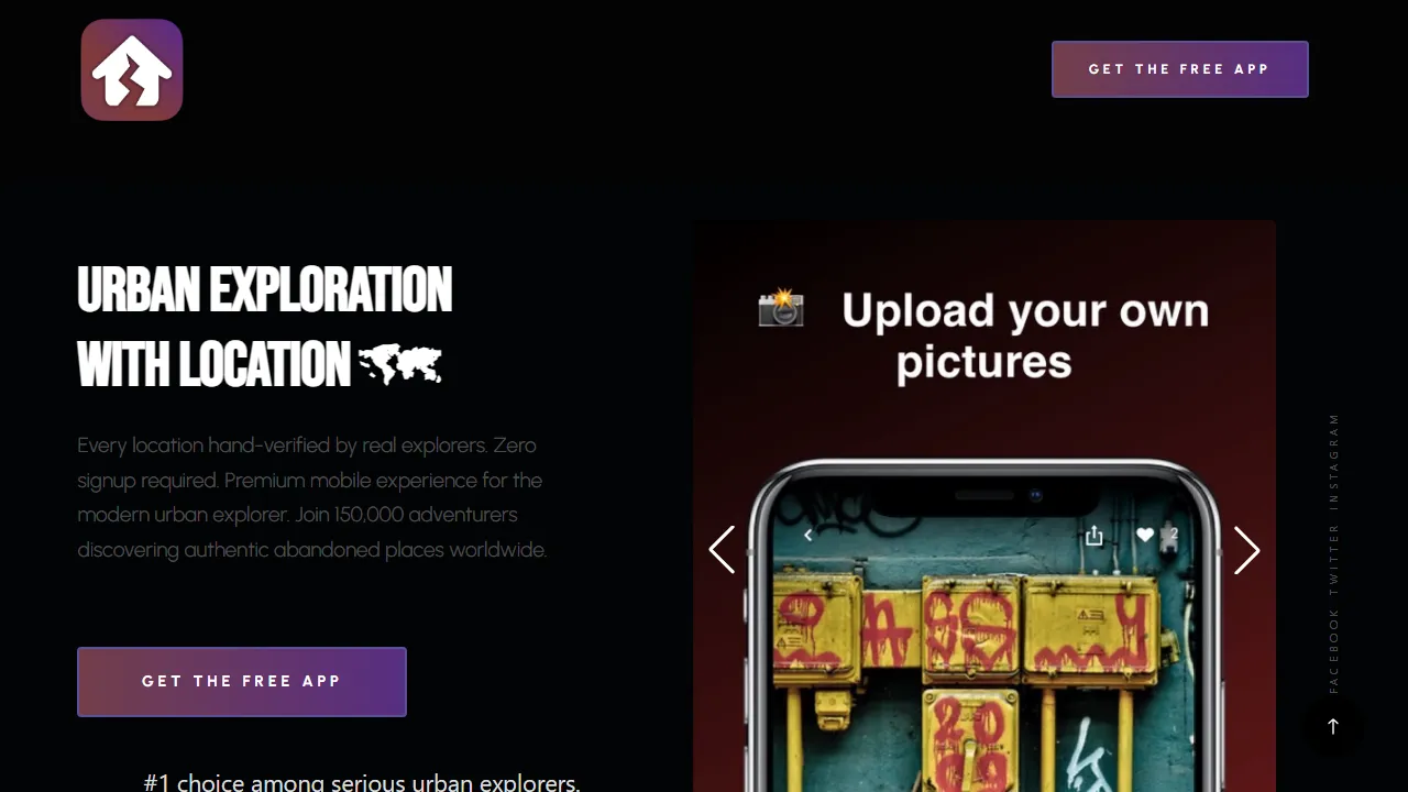 itsabandoned.com - Mobile App Server Instance Support screenshot