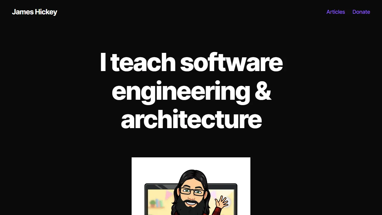 jamesmichaelhickey.com - Open Source .NET Development Tools screenshot