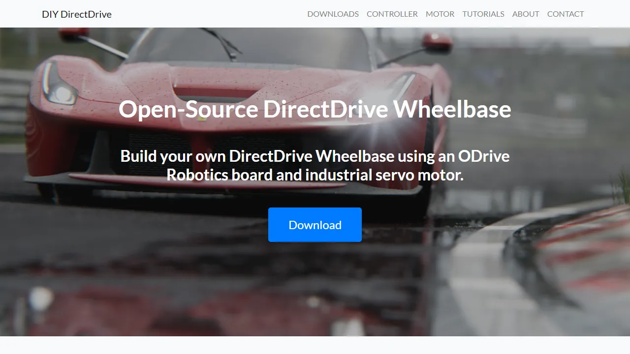 jan-balke.com - DIY Force Feedback Steering Software screenshot