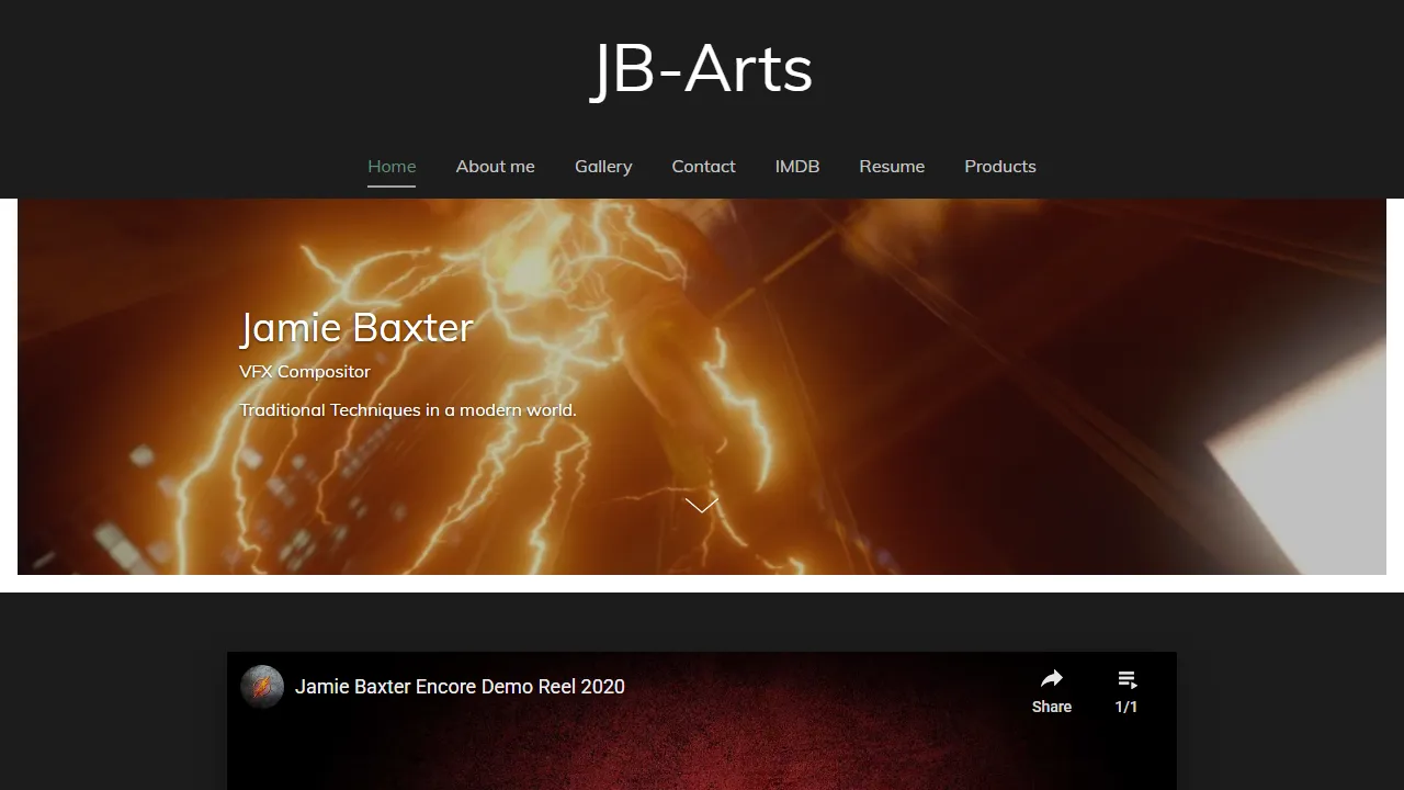 jb-arts.com - Free VFX Software and Advice screenshot
