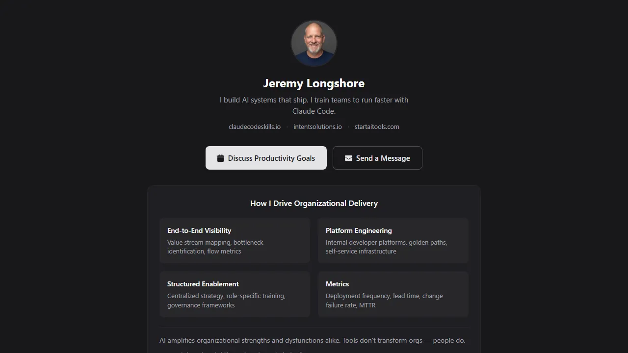 jeremylongshore.com - Free AI Image Generator for Real Businesses screenshot
