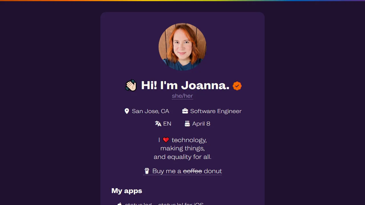 jmj.omg.lol - iOS App for Microblogging Platform screenshot
