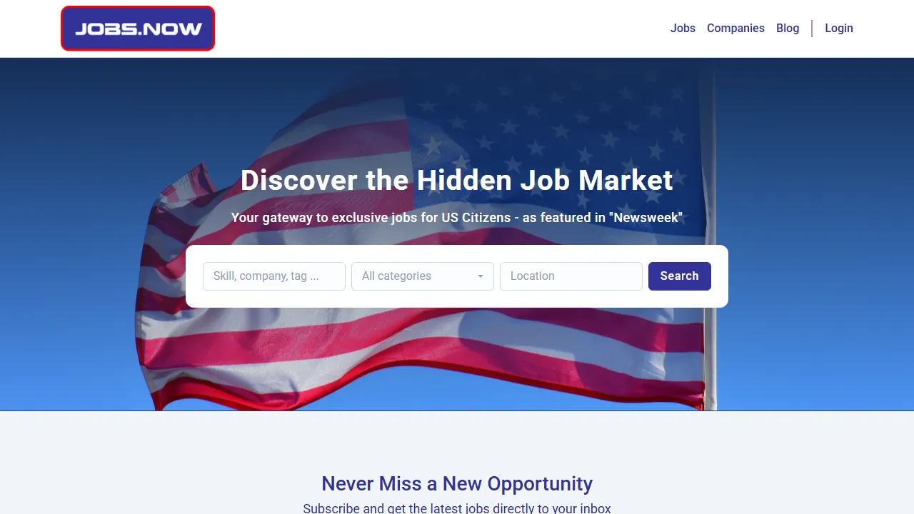 jobs.now - Job Search Website for Hidden Job Opportunities screenshot