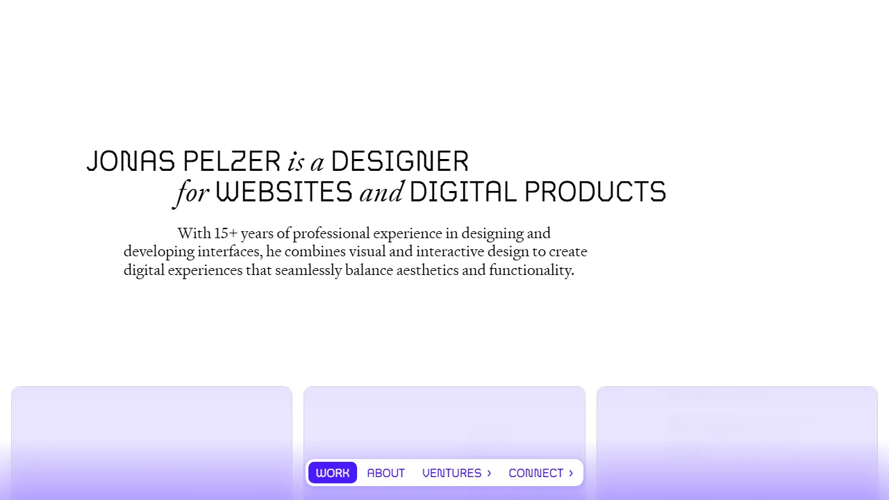 jonaspelzer.com - Free Website Wireframe Tool Online screenshot