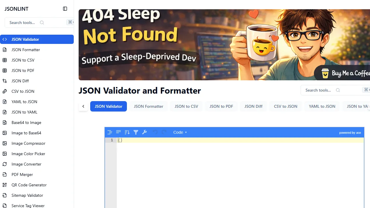 jsolint.com - Online Javascript Linter for Code Quality screenshot