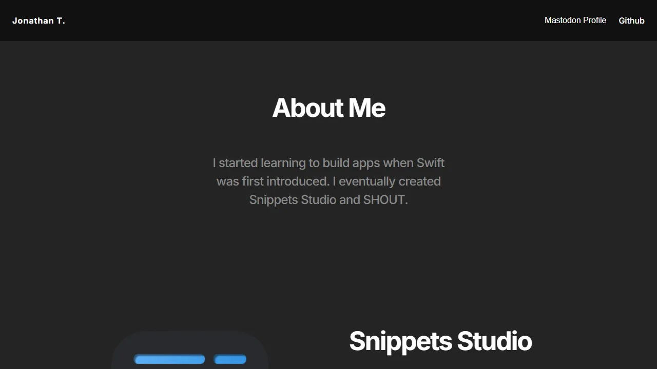 jtostitos.framer.website - Web Code Snippet Manager Tool screenshot