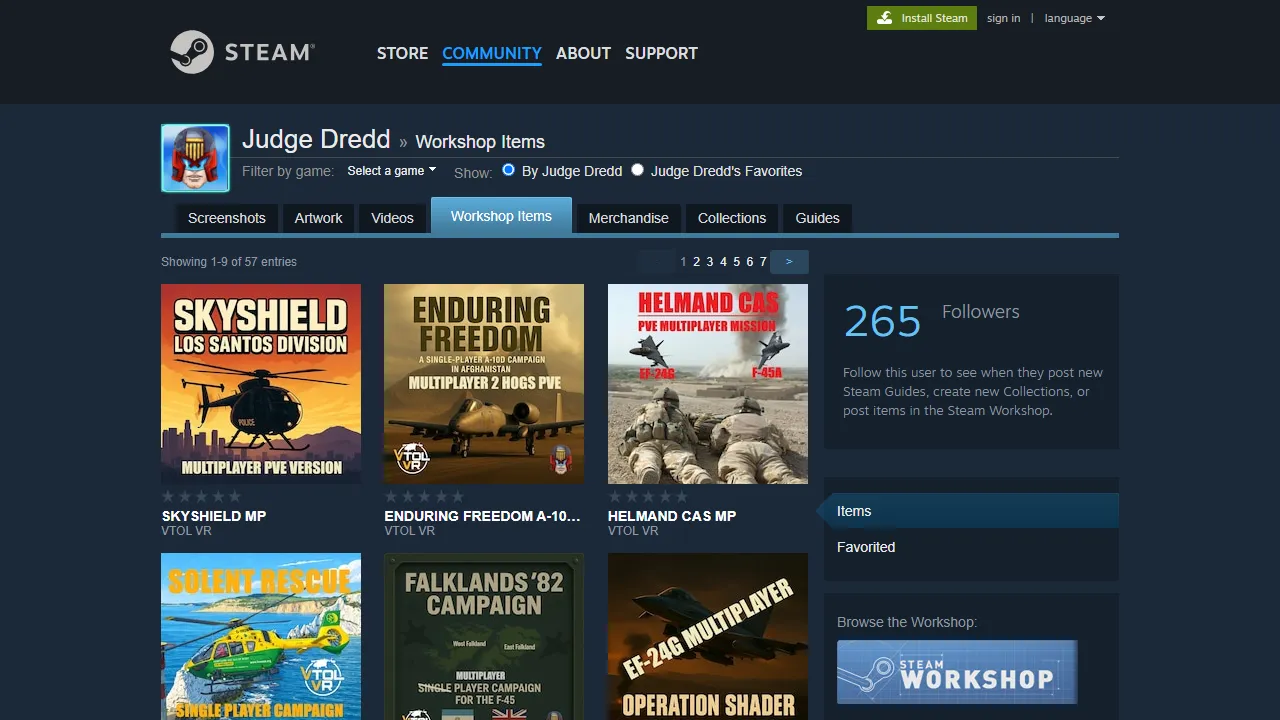 Judge Dredd - VTOL VR Mission Development and Sharing screenshot