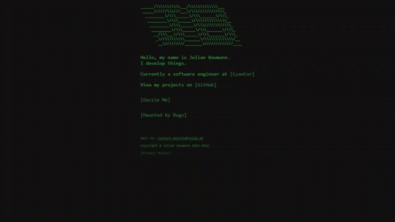 julian-baumann.com - Cross-Platform File Transfer Utility screenshot