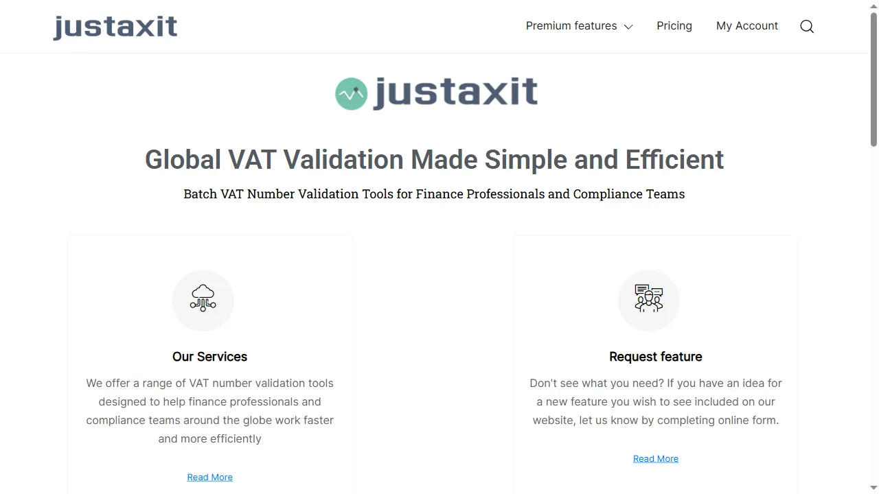 justaxit.com - Support Our Work With a Coffee Purchase screenshot