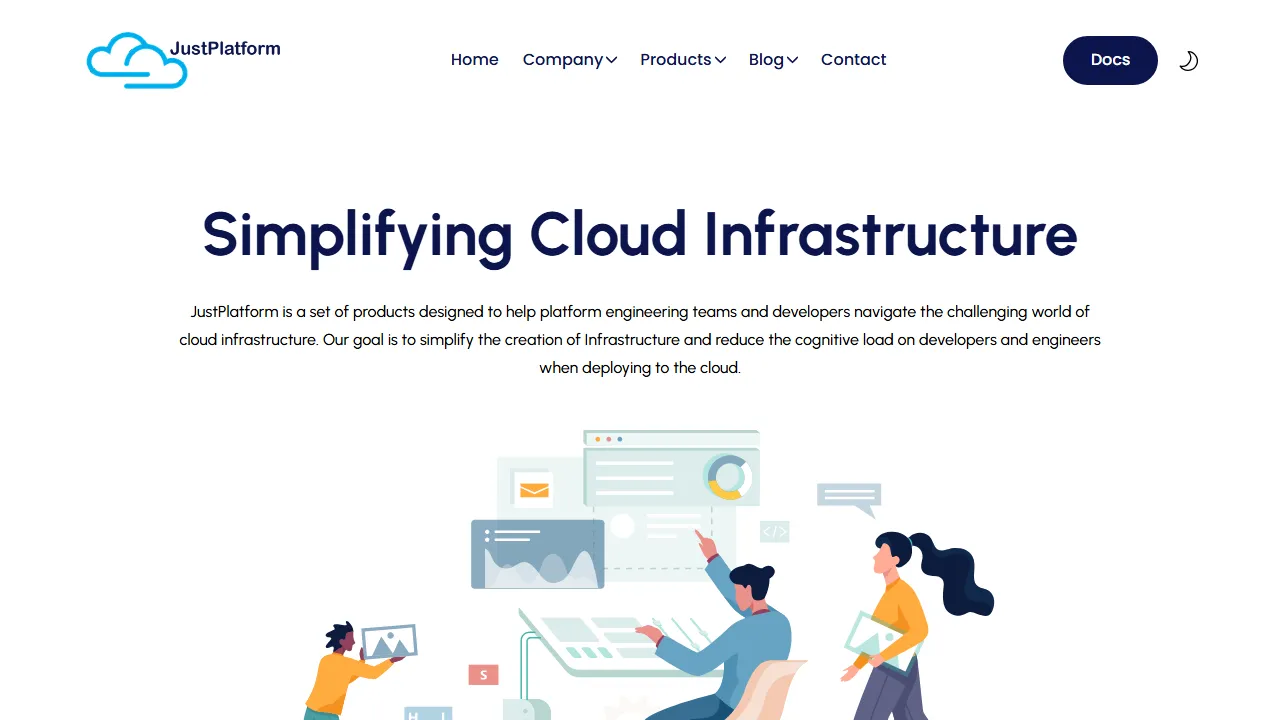 justplatform.io - Cloud Infrastructure Automation with Terraform screenshot