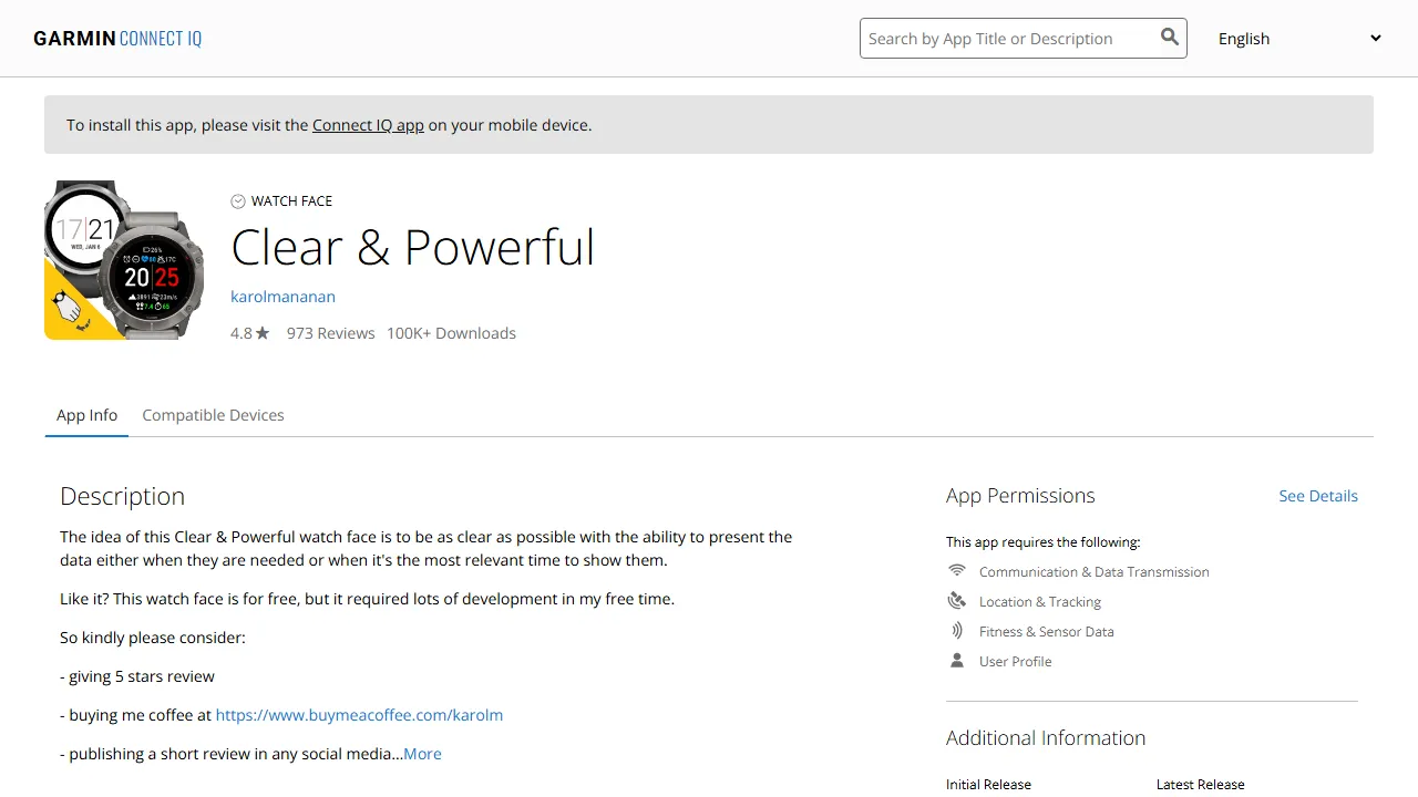 KarolM - Apple Watch Faces - Support The Creator screenshot