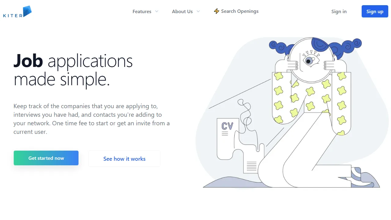 kiter.app - Job Search Tool For Job Seekers screenshot