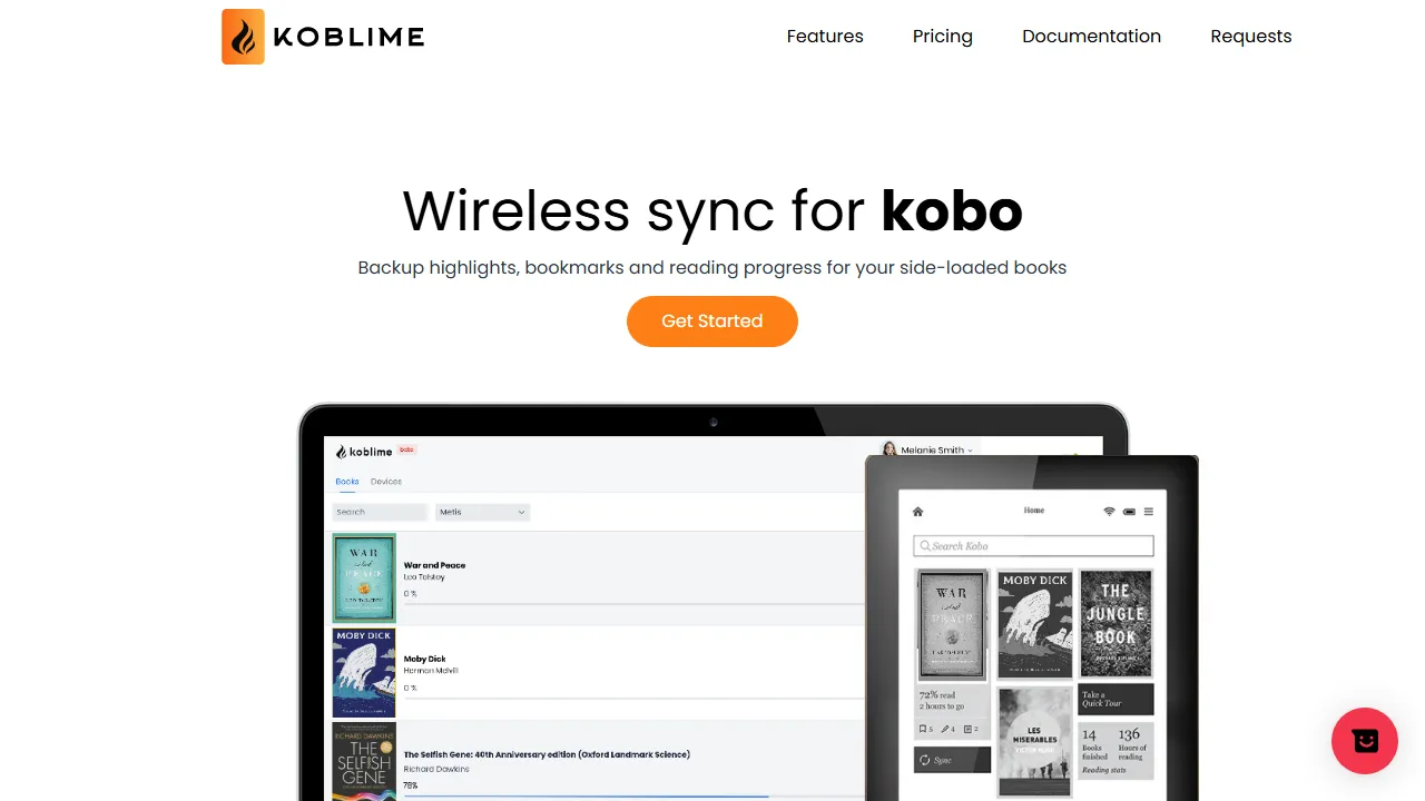 kobli.me - Ebook Backup and Sync Solution screenshot
