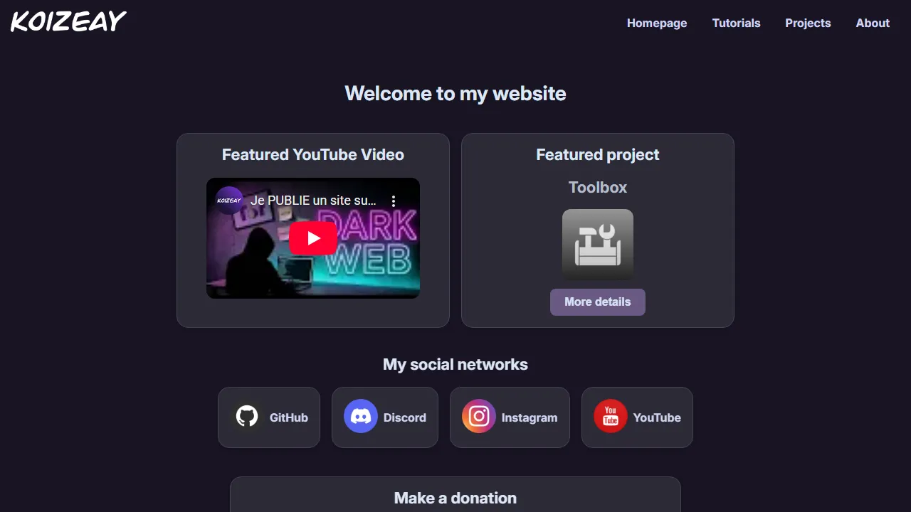 koizeay.com - Mobile App Development Tools and Resources screenshot