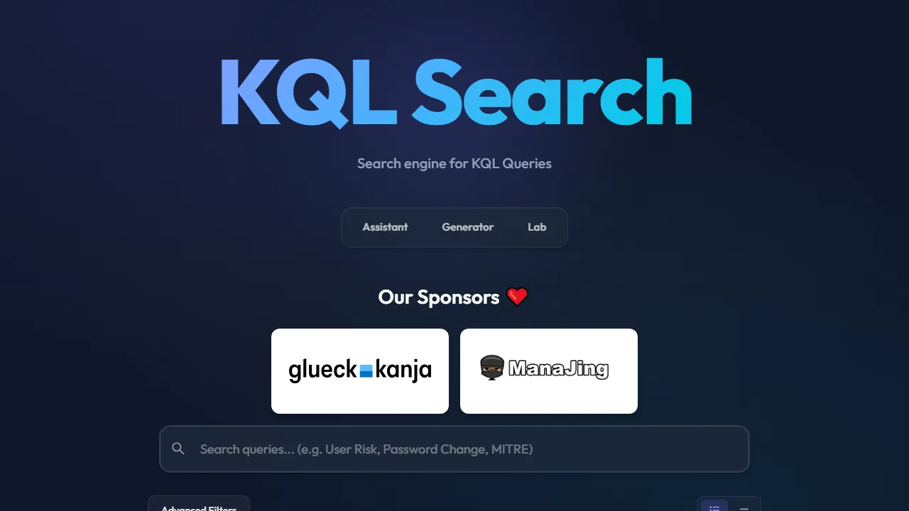 kqlsearch.com - AI-Powered Search Engine Passion Project screenshot