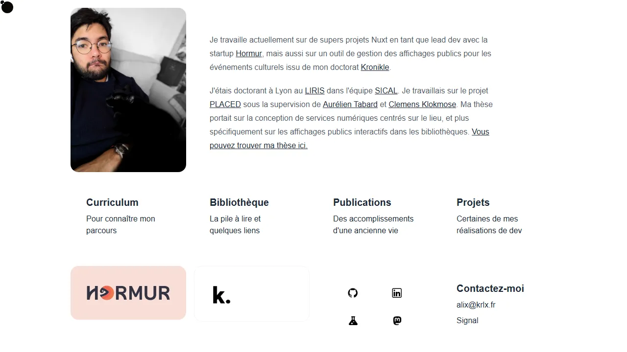 krlx.fr - Free Order Management System for Home Use screenshot