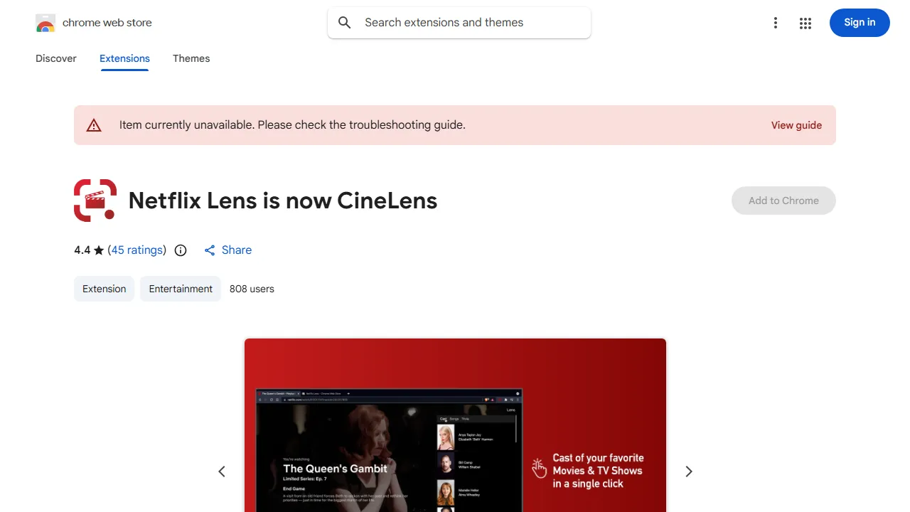 Sid - Browser Extension to Enhance Streaming screenshot