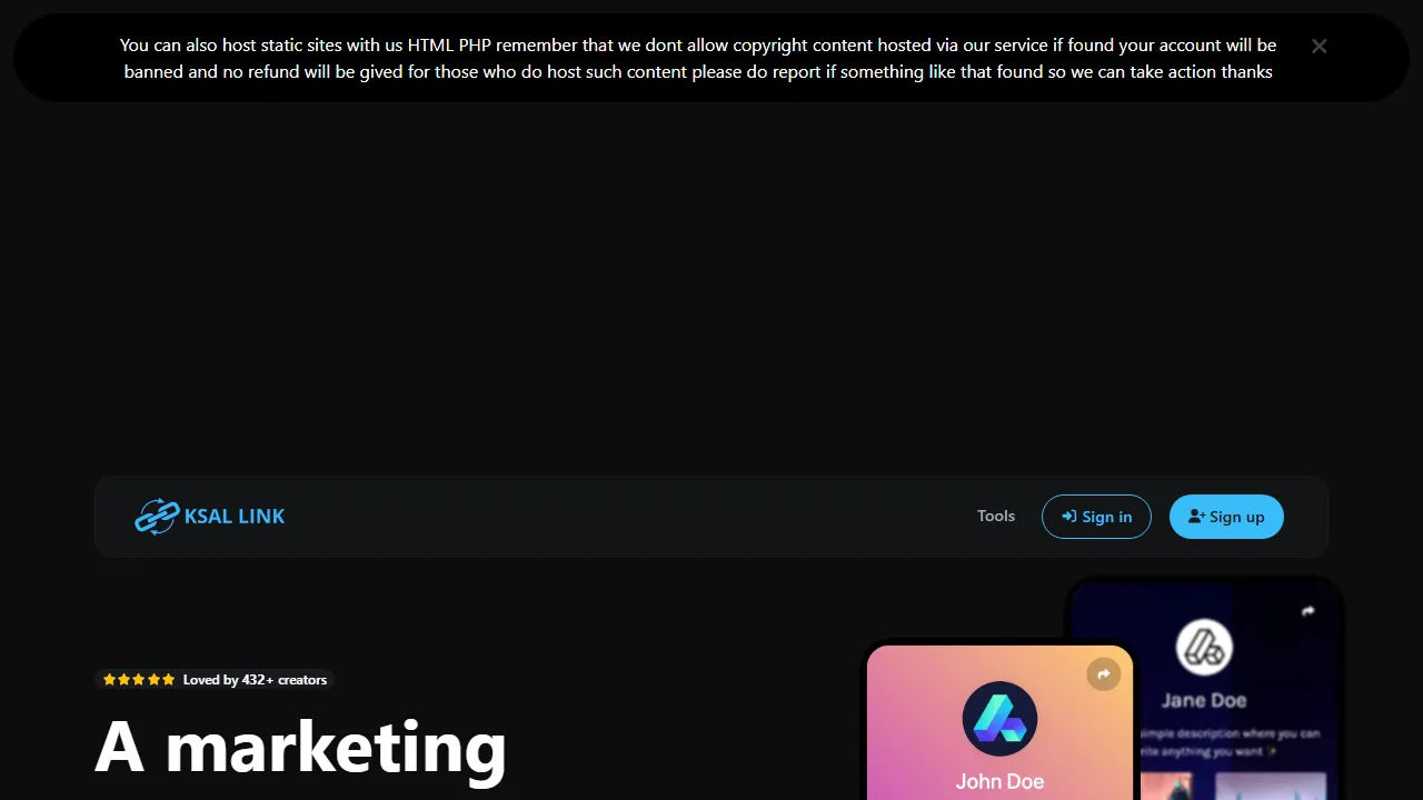 ksalsocial.online - All-In-One Social Media Management Tool Online screenshot