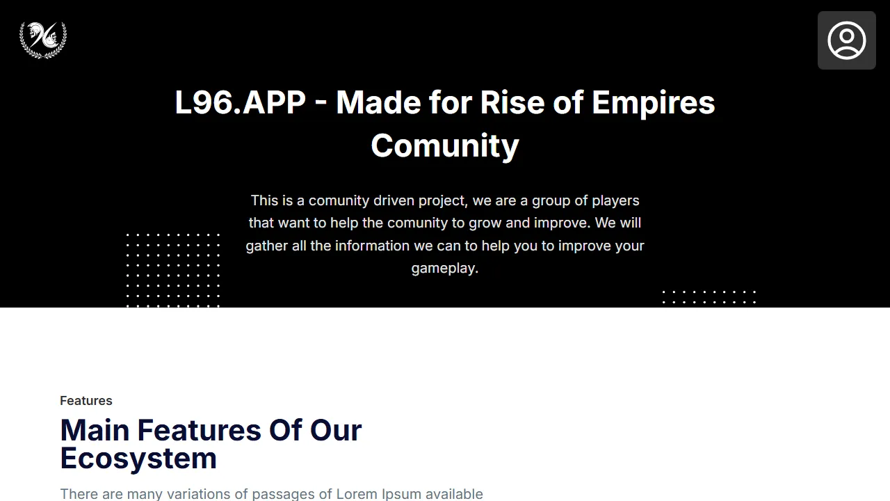 l96.app - Rise of Empires Game App Tool screenshot