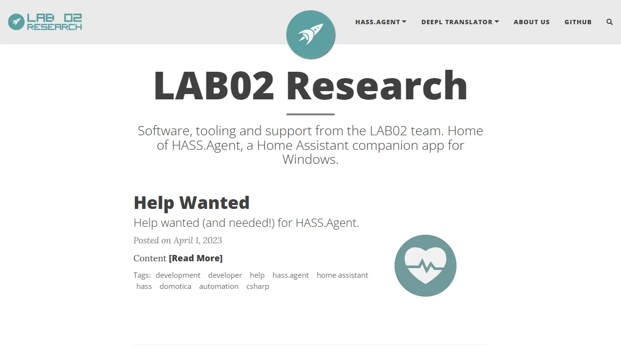 lab02-research.org - Smart Home Automation Companion App for Windows screenshot