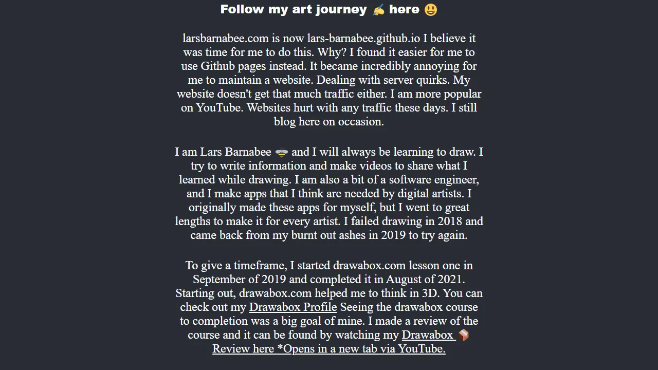 larsbarnabee.com - Free 3D Drawing Practice Application screenshot