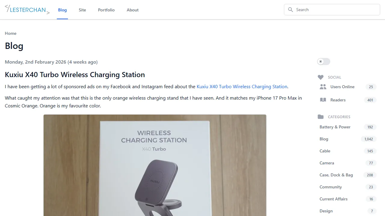lesterchan.net - WordPress Plugins and Blogging screenshot