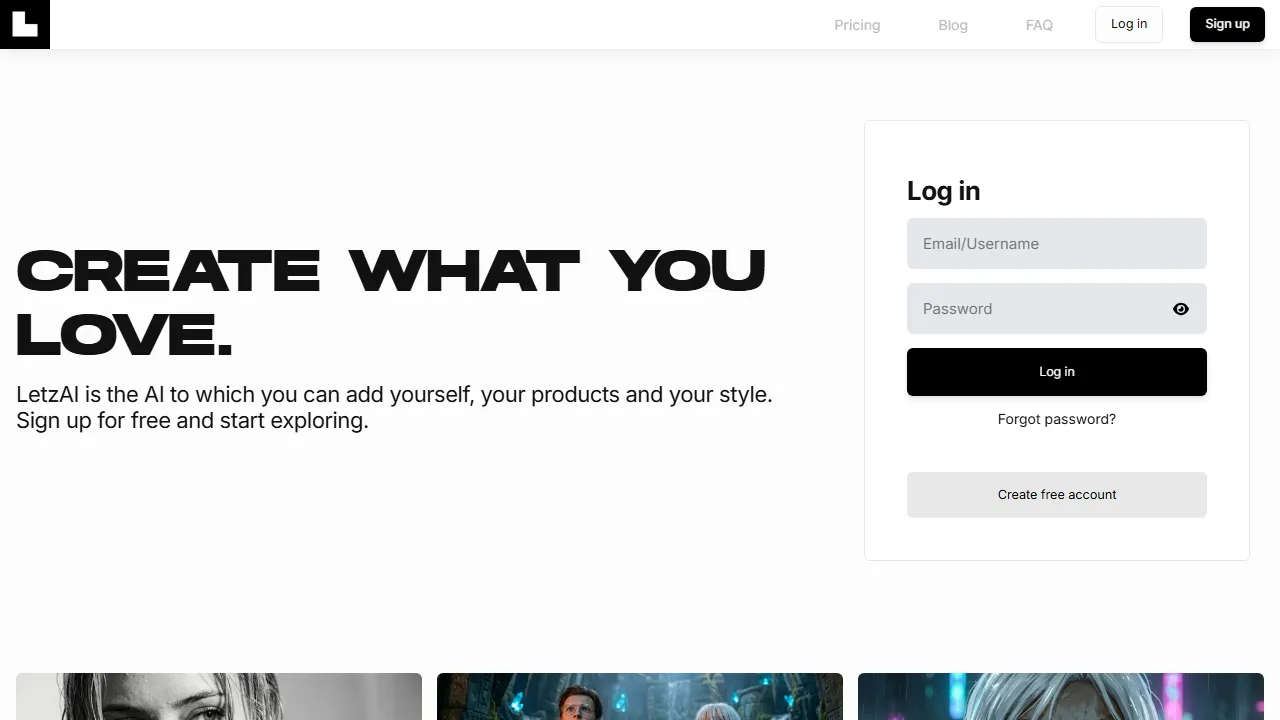 letz.ai - Generative AI System to Add Your Style screenshot