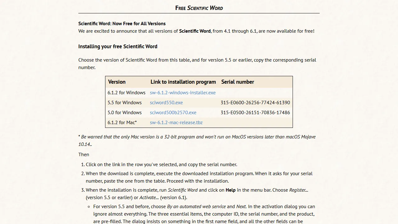licensing.mackichan.com - Free Mathematics Document Editor Program screenshot