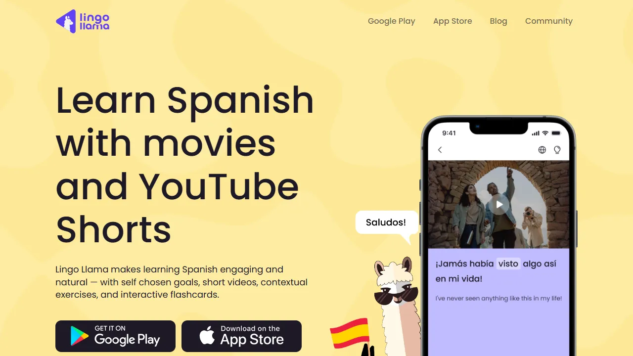 lingollama.net - Software for Learning Languages and Vocabulary screenshot