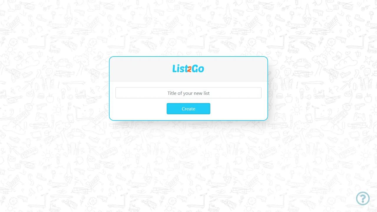list2go.io - Simple Group Planning Tool for Teams screenshot
