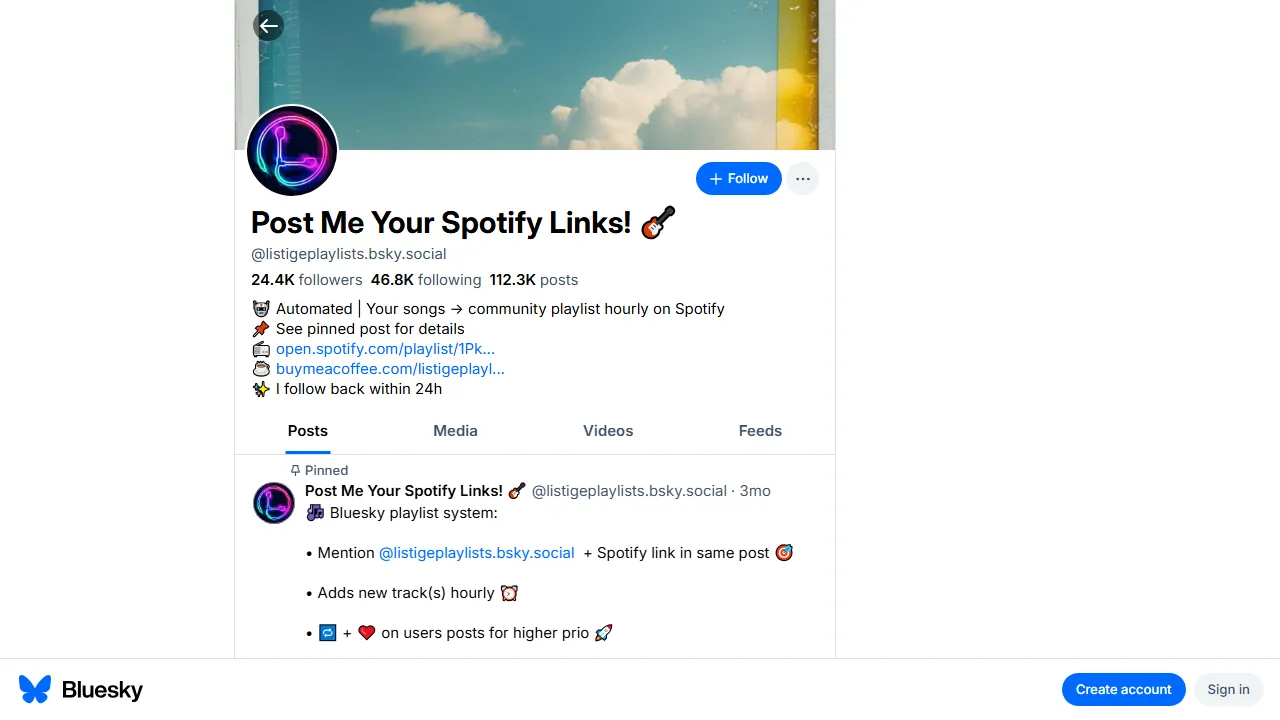 Listige playlists - Spotify Playlist Curation by Music Obsessed Curator screenshot